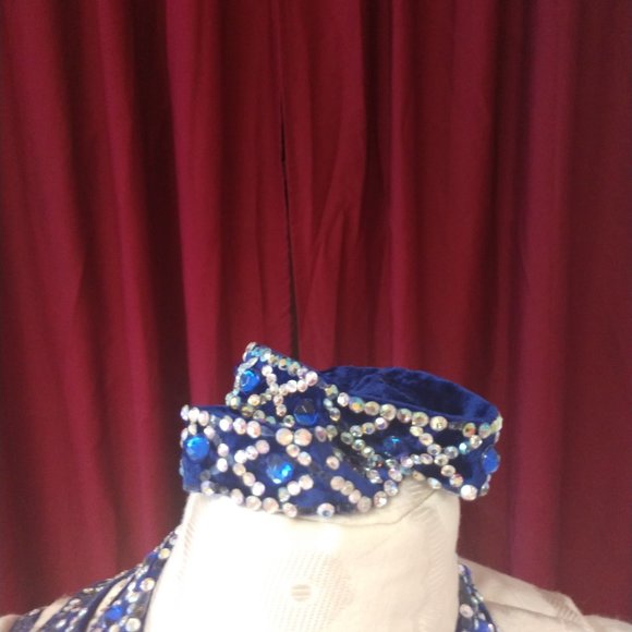 Blue Velvet Rhythm Dress - Picture 2 of 6